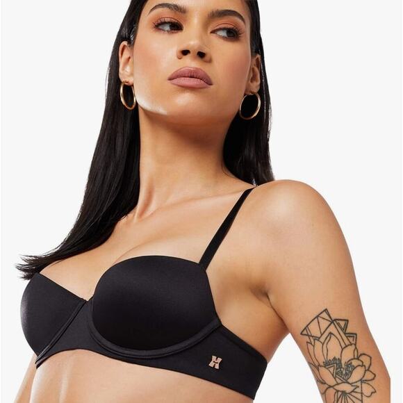 Savage X Fenty Women’s Lightly Lined Balconette Bra Black 38D Underwire NEW - Picture 1 of 13
